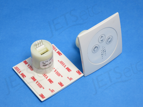 KEYPAD 3-TOUCH VARIABLE SQUARE, WHITE             